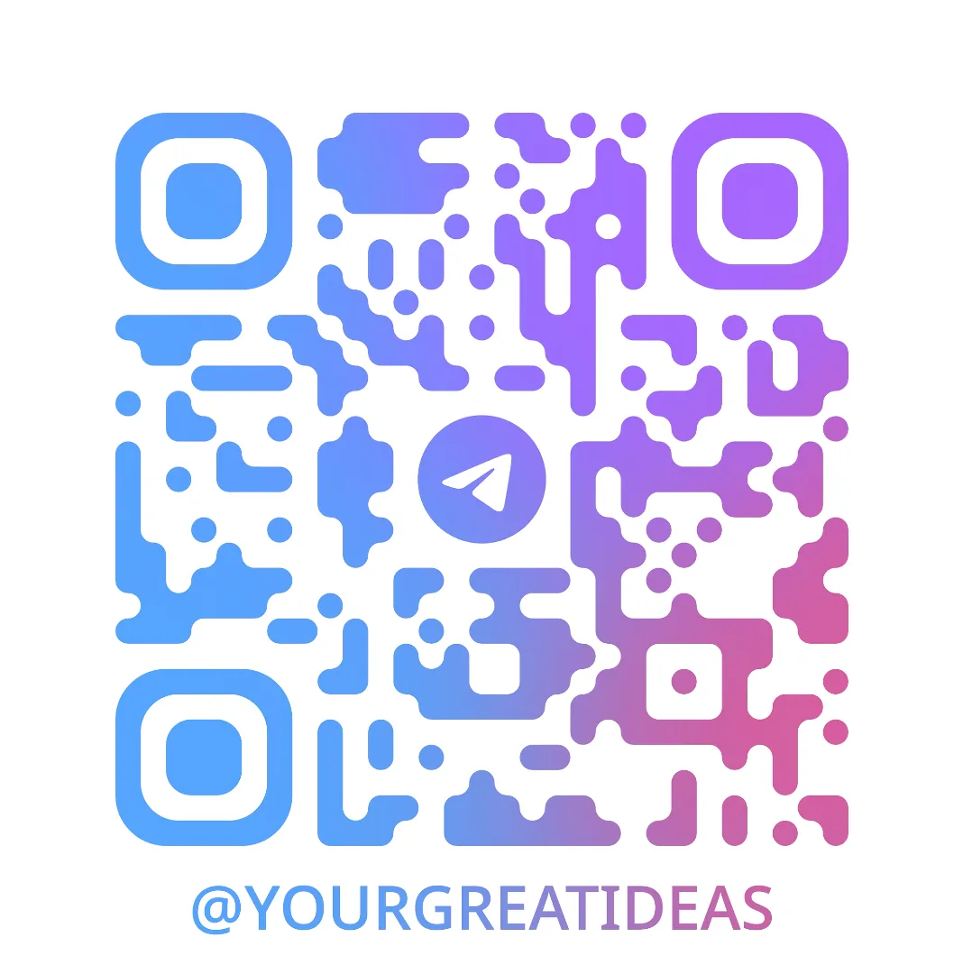 QR код Telegram канала